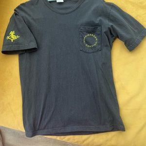 Black and neon Asrai Garden Tee